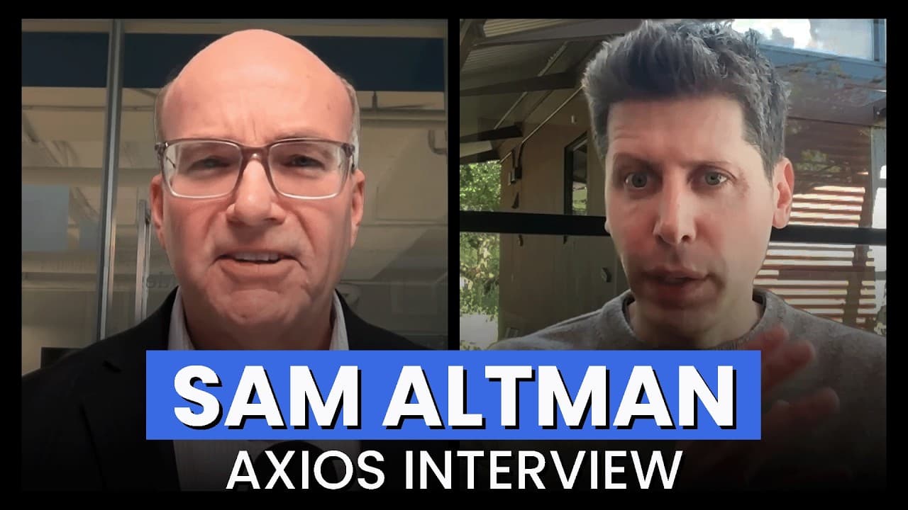 Recent Axios interview clip of Sam Altman warning Washington isn't ready for AI advances, addressing policy, infrastructure, and rapid tech change relevant to current events.