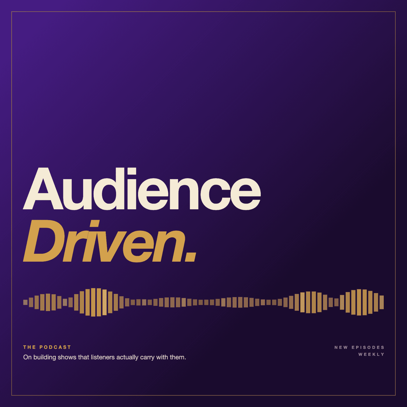What is audience-driven podcasting?